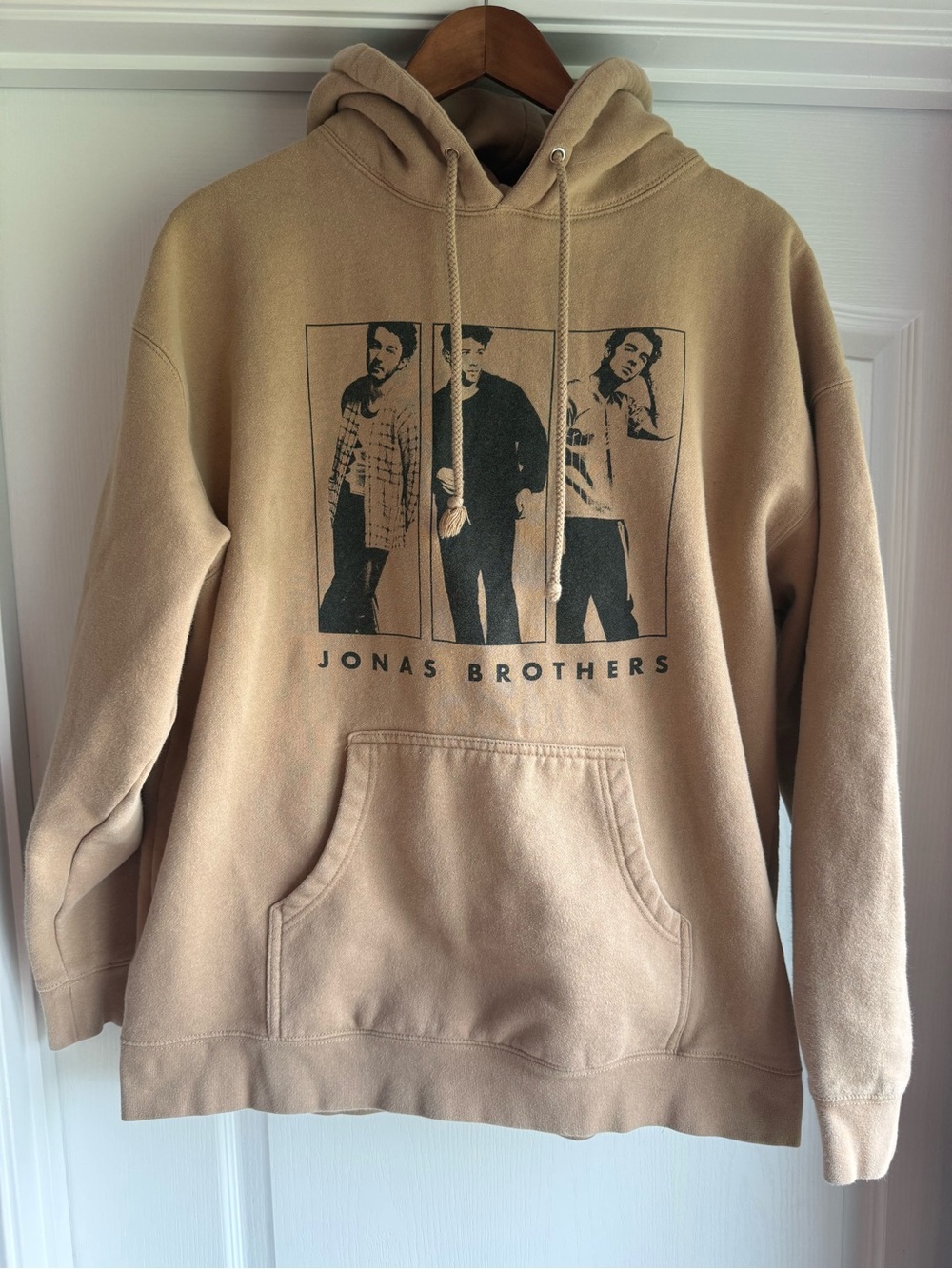 Jonas Brothers 2023 tour Tan Graphic Hoodie